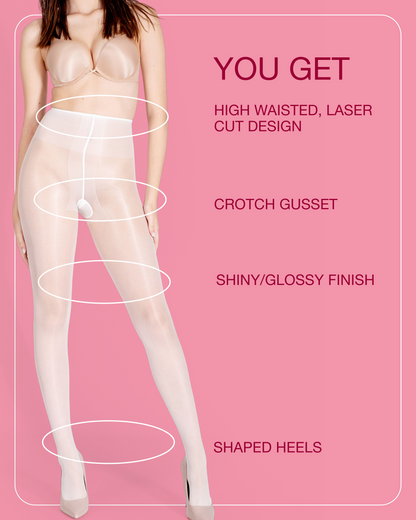 Lustrous Shiny Sheer Pantyhose