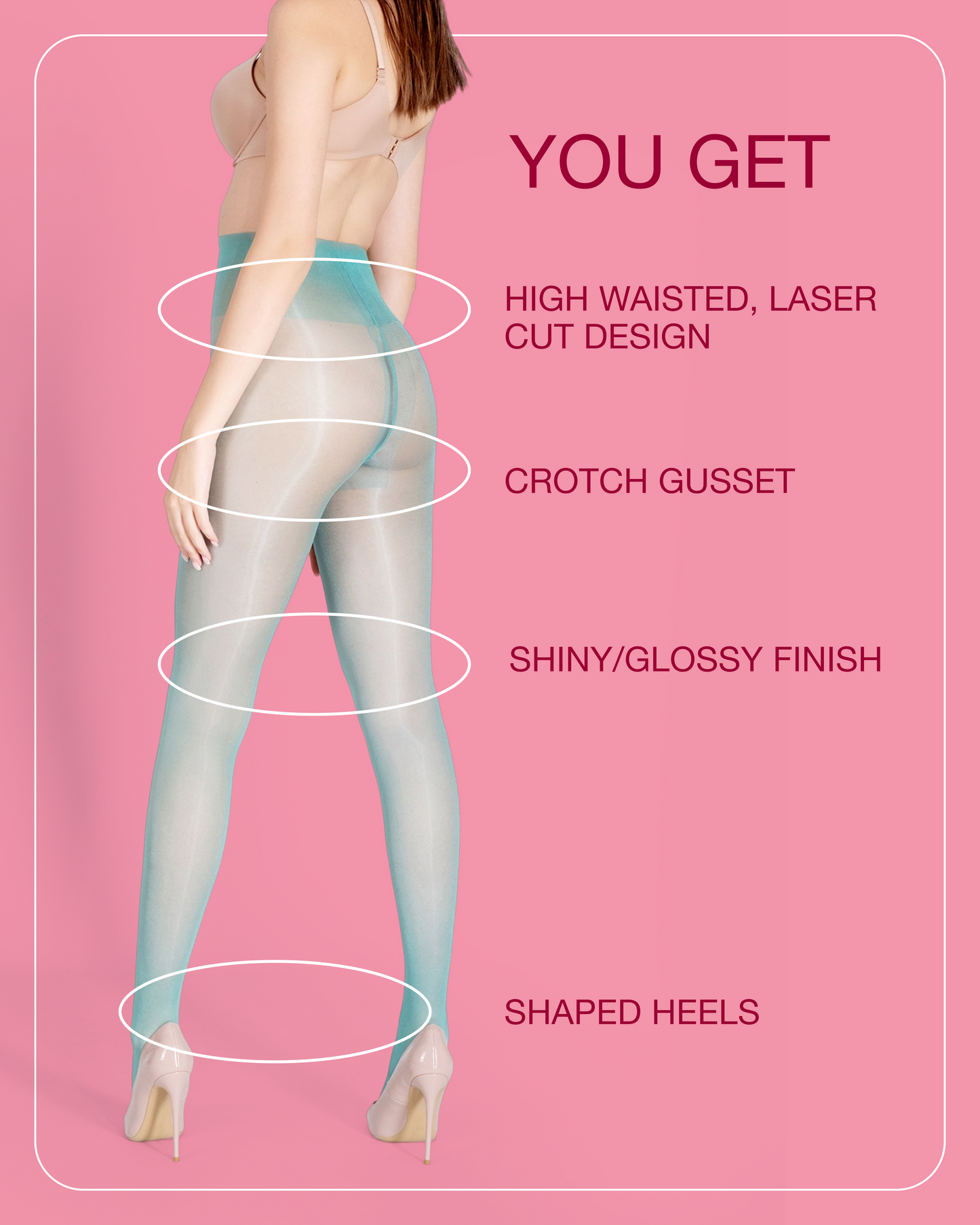 Lustrous Shiny Sheer Pantyhose