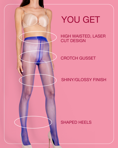 Lustrous Shiny Sheer Pantyhose