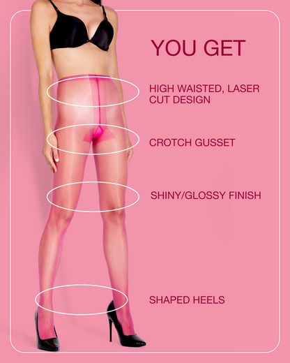Lustrous Shiny Sheer Pantyhose